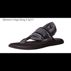 BNWT Sanuk yoga sling women’s sandals